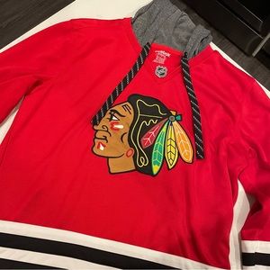 Reebok Chicago Blackhawks Women’s Hoodie Jersey
